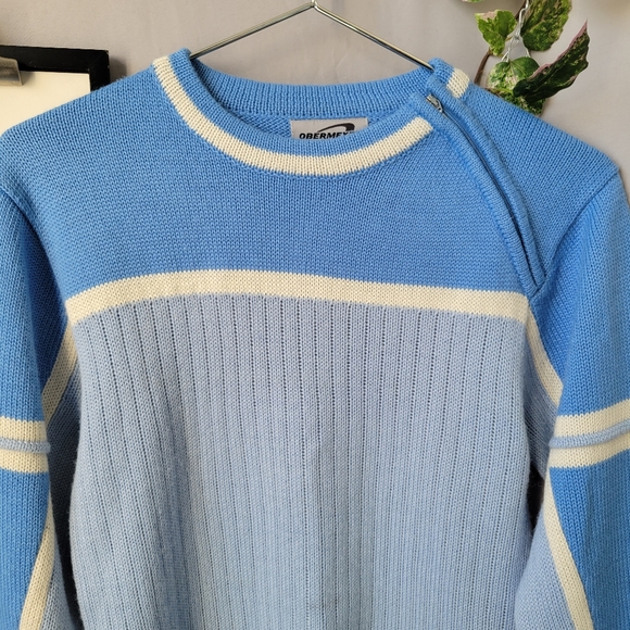 Obermeyer Jennifer Wool Blend Pullover Crew Neck Sweater M - Picture 3 of 12